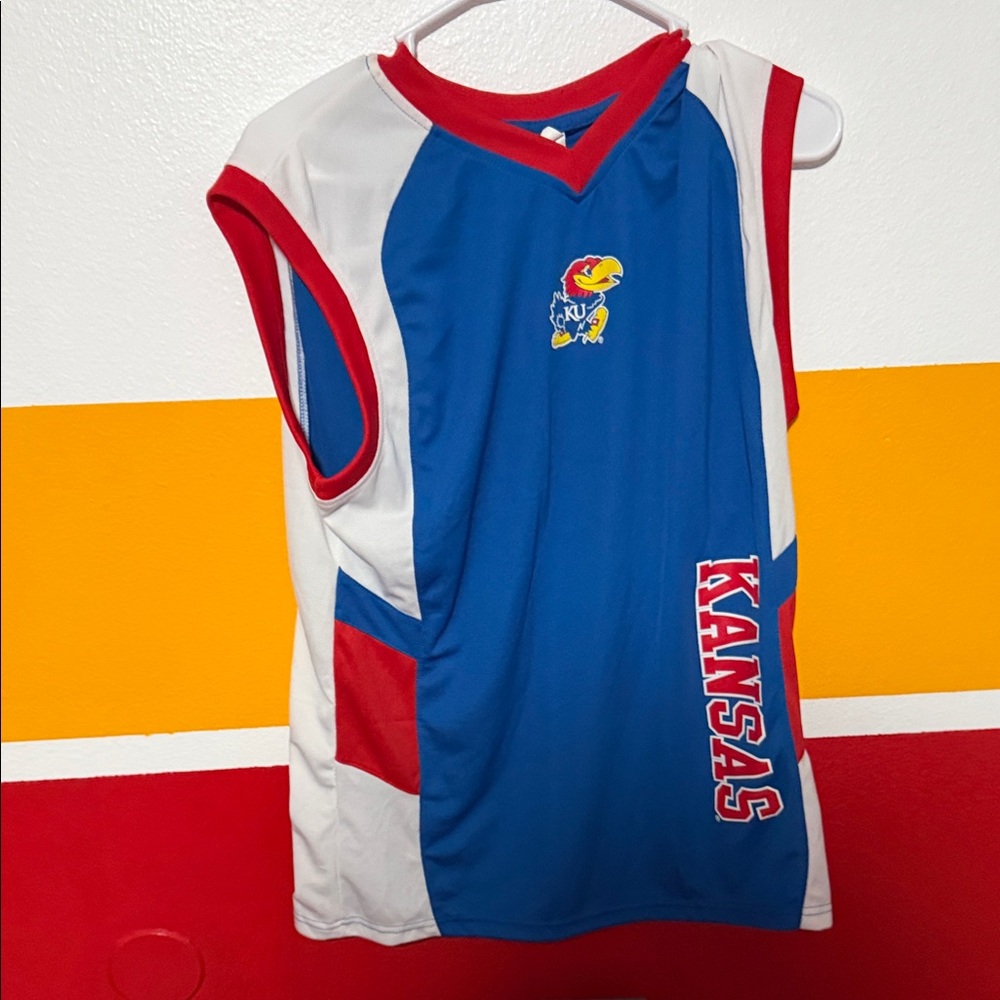 Kids Blue and Red Kansas Sleeveless Top